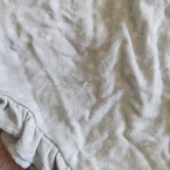 Posh Peanut 6-12m Easter Bunny Rose Peplum 2pc Bummies Viscose Bamboo - Picture 4 of 8